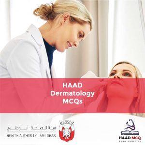 HAAD Dermatology MCQs