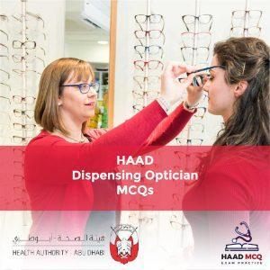 HAAD Dispensing Optician MCQs