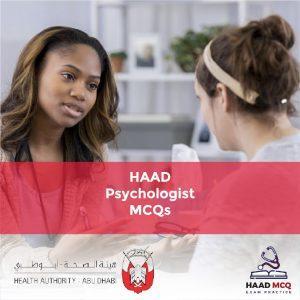 HAAD Psychologist MCQs