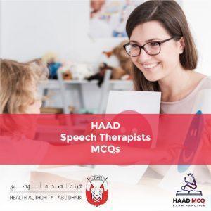HAAD Speech Therapists MCQs