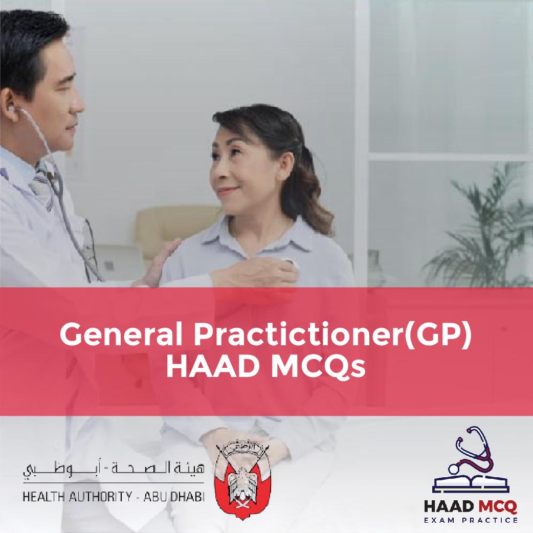 General Practictioner(GP) HAAD MCQs