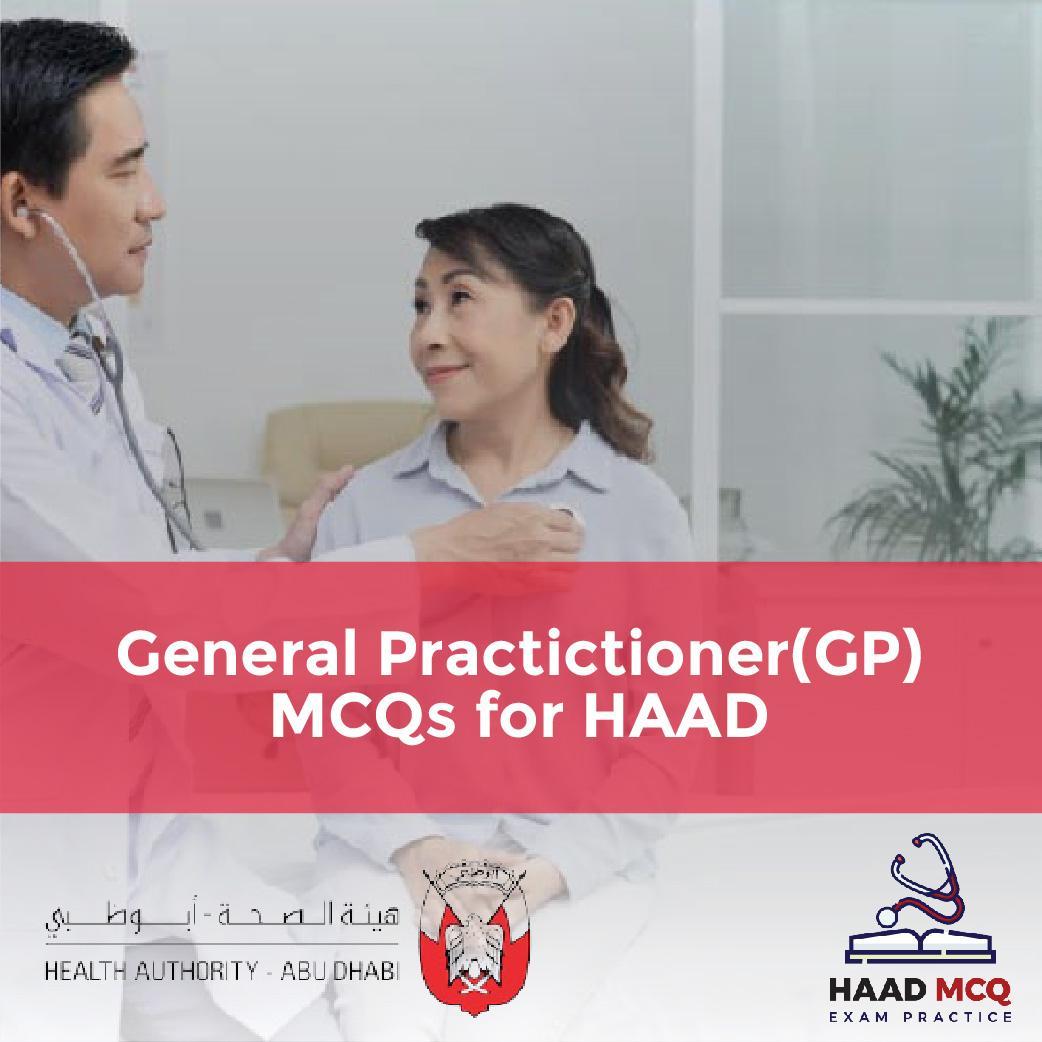 General Practictioner(GP) MCQs for HAAD