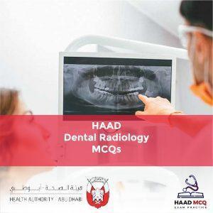 HAAD Dental Radiology MCQs