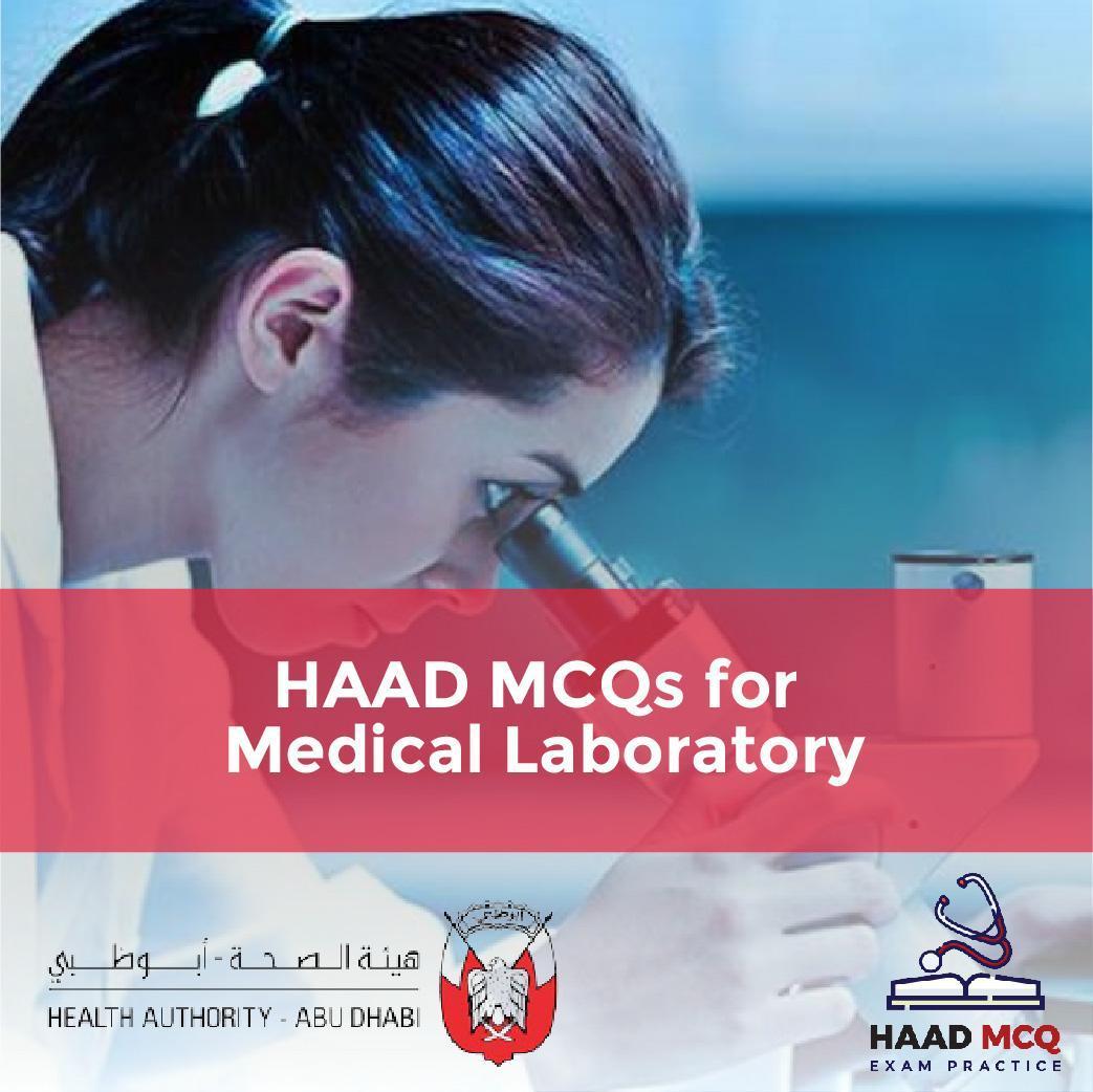 HAAD MCQs for Medical Laboratory