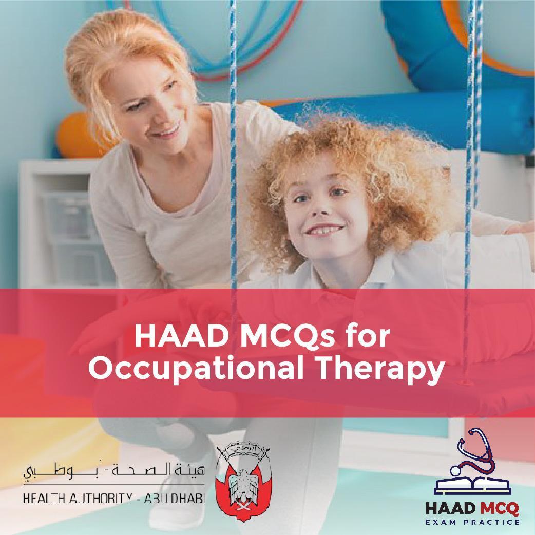 HAAD MCQs for Occupational Therapy
