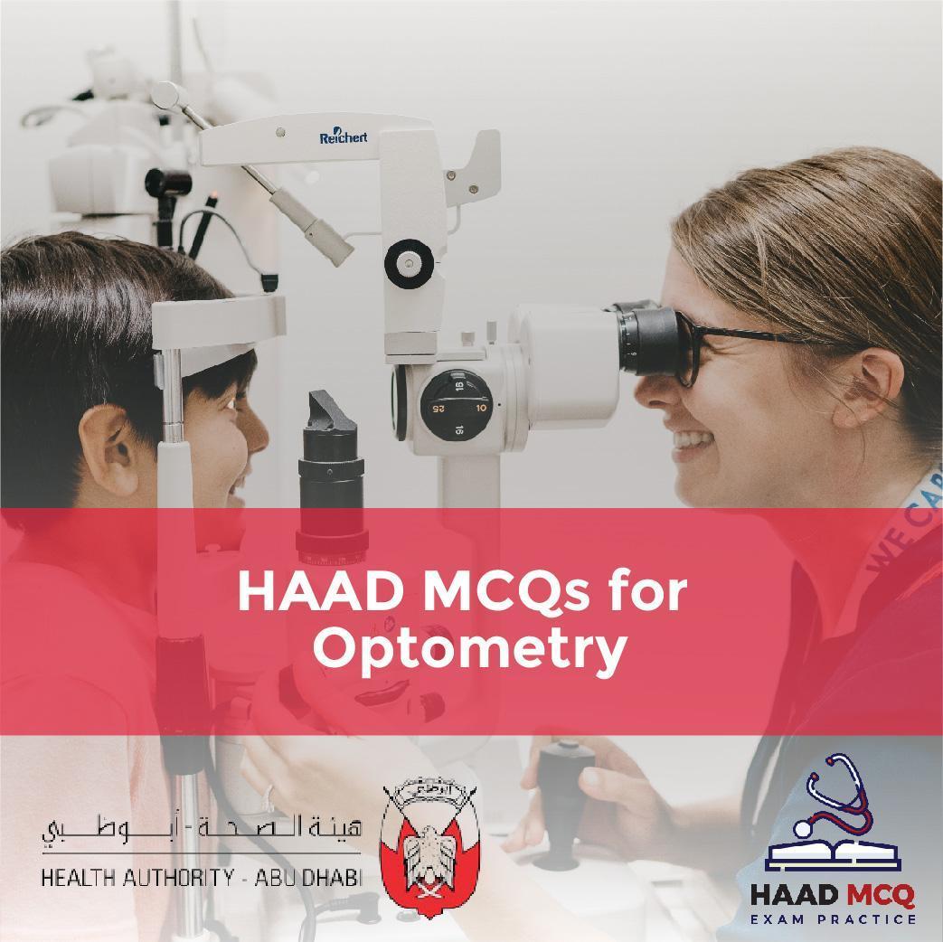 HAAD MCQs for Optometry