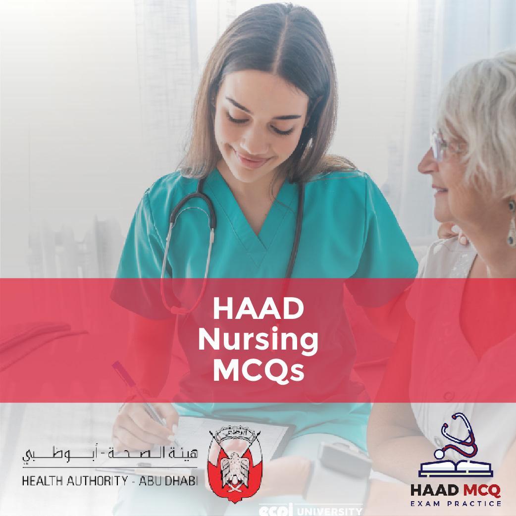 HAAD Nursing MCQs