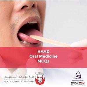 HAAD Oral Medicine MCQs