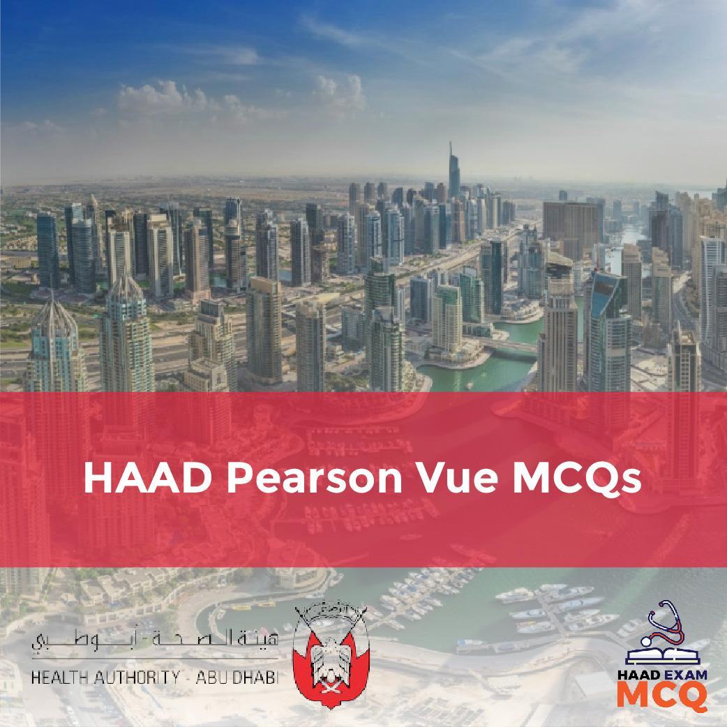 HAAD Pearson Vue MCQs