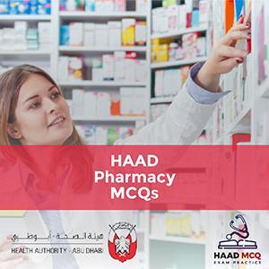 HAAD Pharmacy MCQs