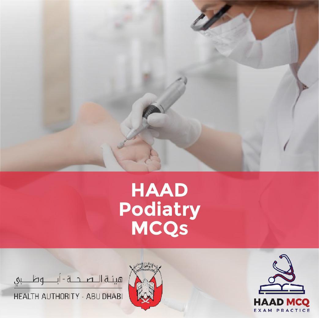 HAAD Podiatry MCQs