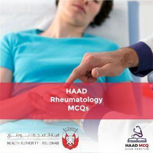 HAAD Rheumatology MCQs