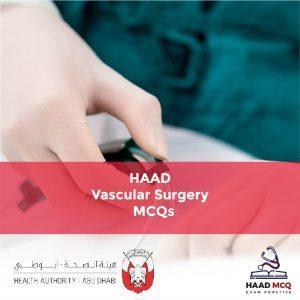 HAAD Vascular surgery MCQs