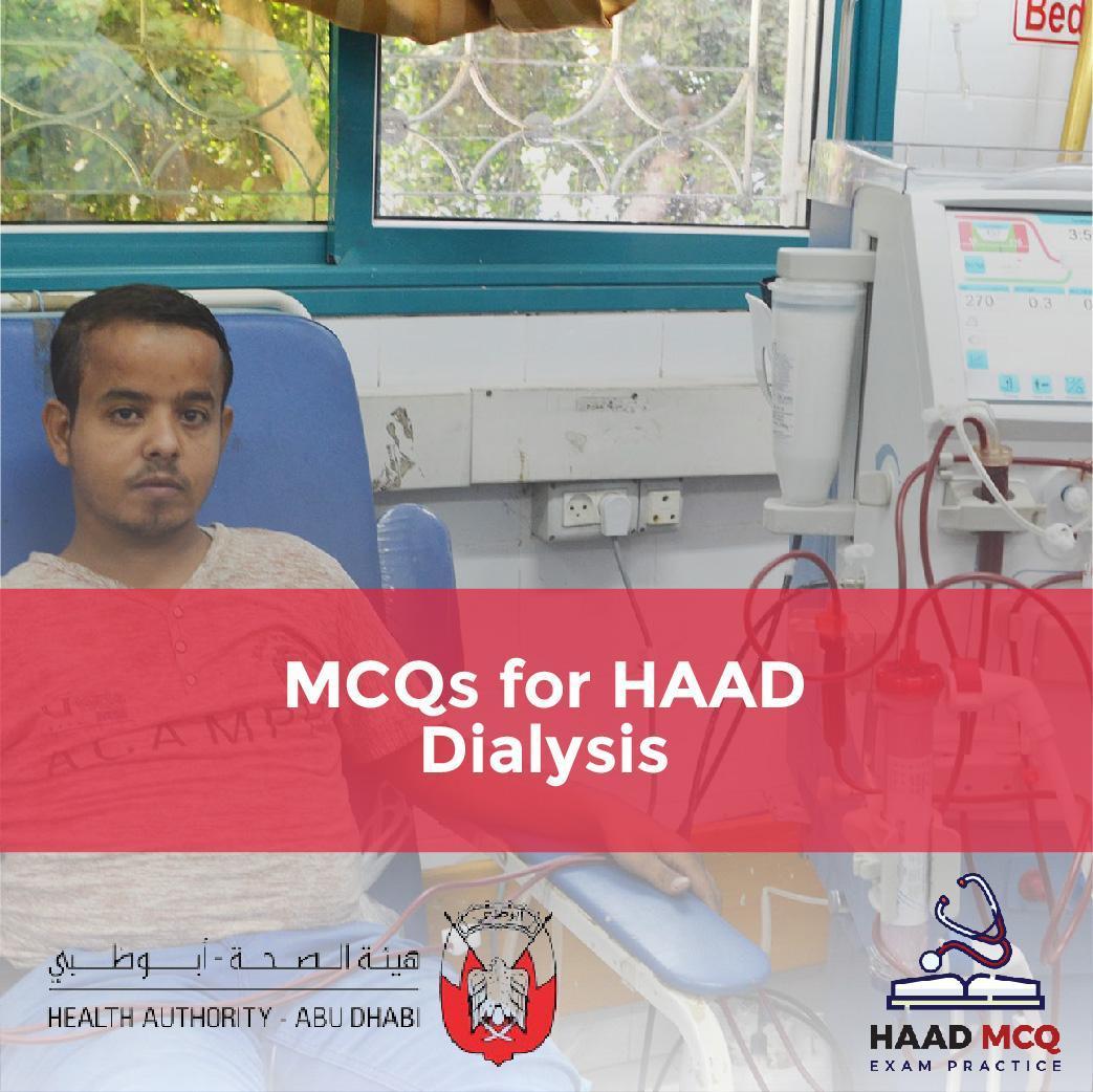 MCQs for HAAD Dialysis