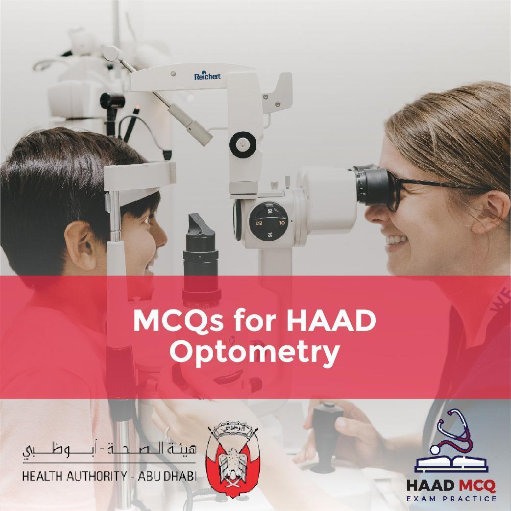 MCQs for HAAD Optometry
