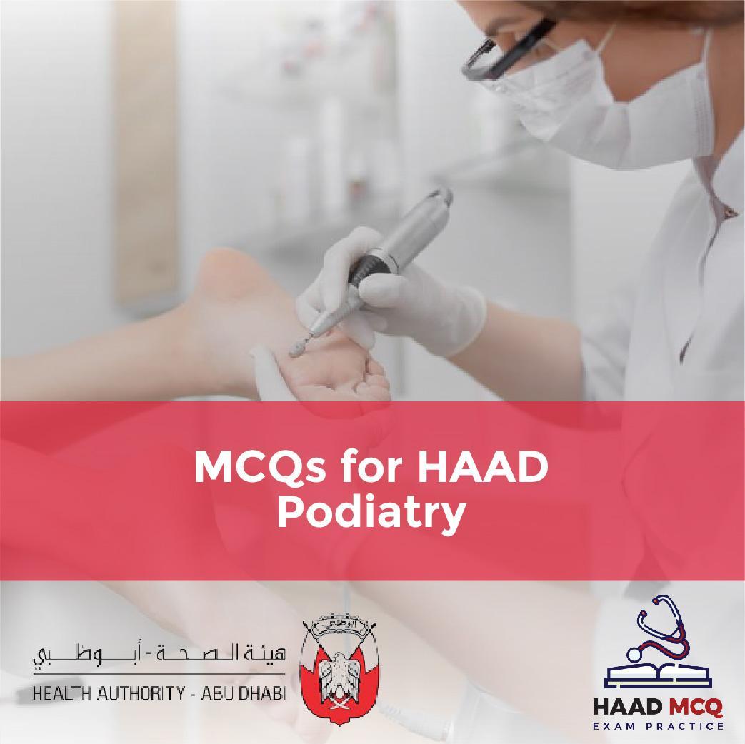MCQs for HAAD Podiatry