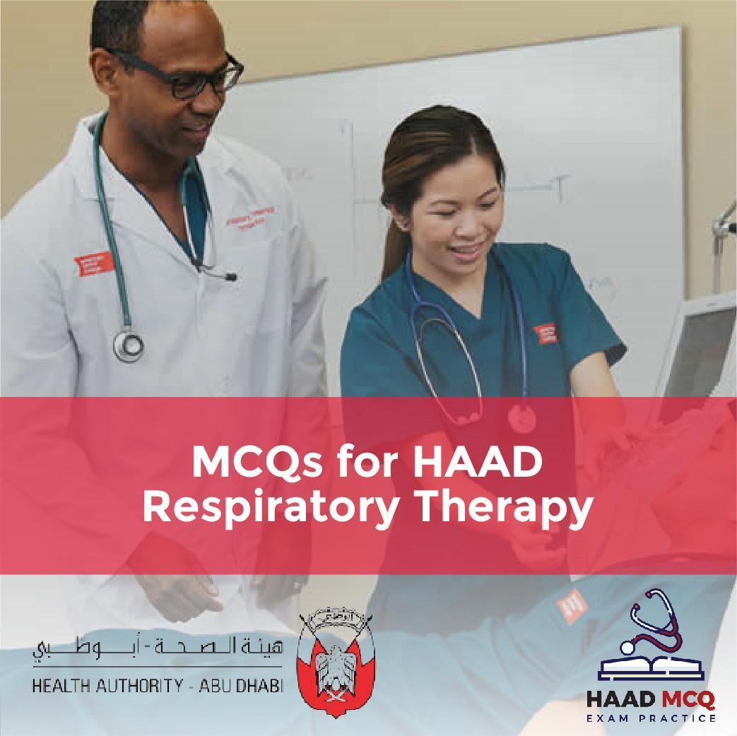 MCQs for HAAD Respiratory Therapy