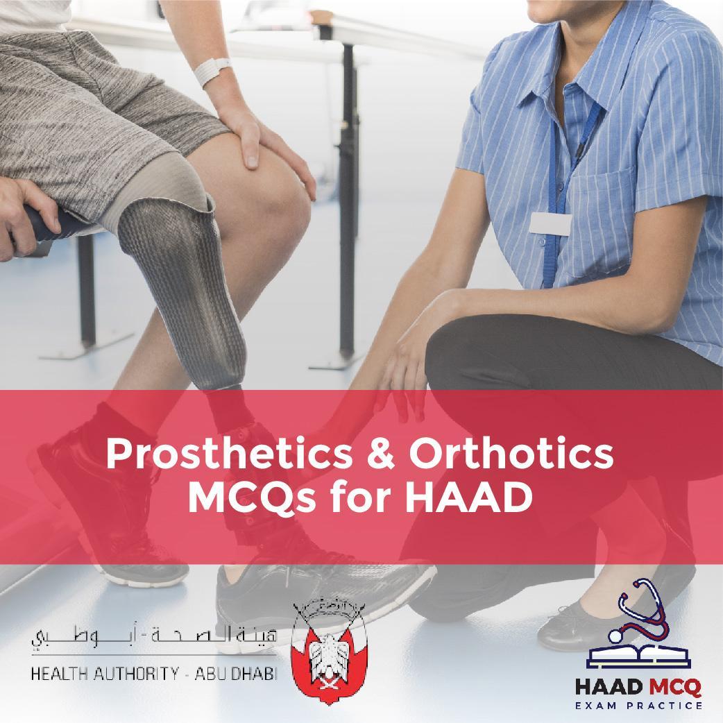 Prosthetics & Orthotics MCQs for HAAD